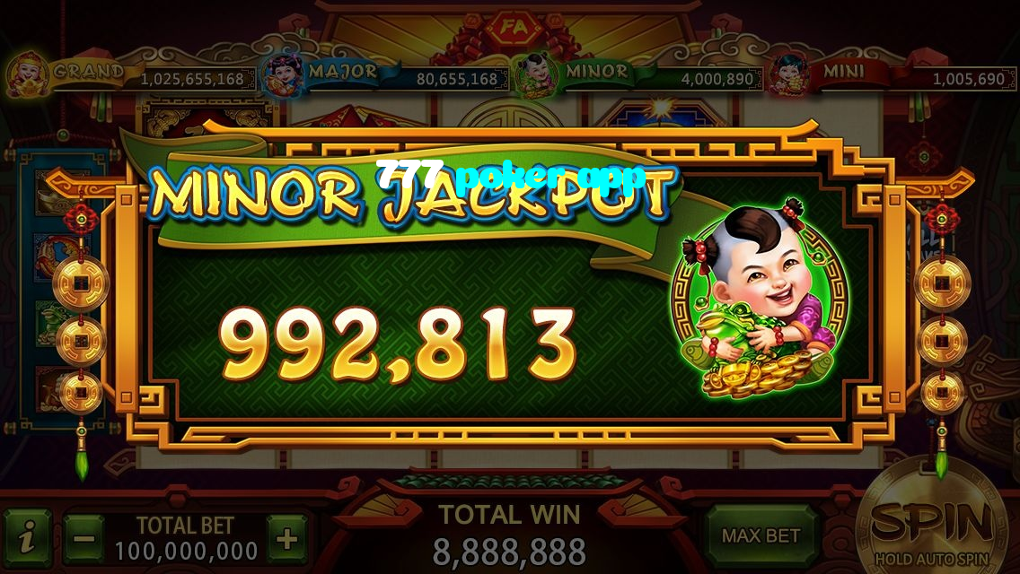 777 poker app casino presented on mobile device in Pakistan with slots and live games
