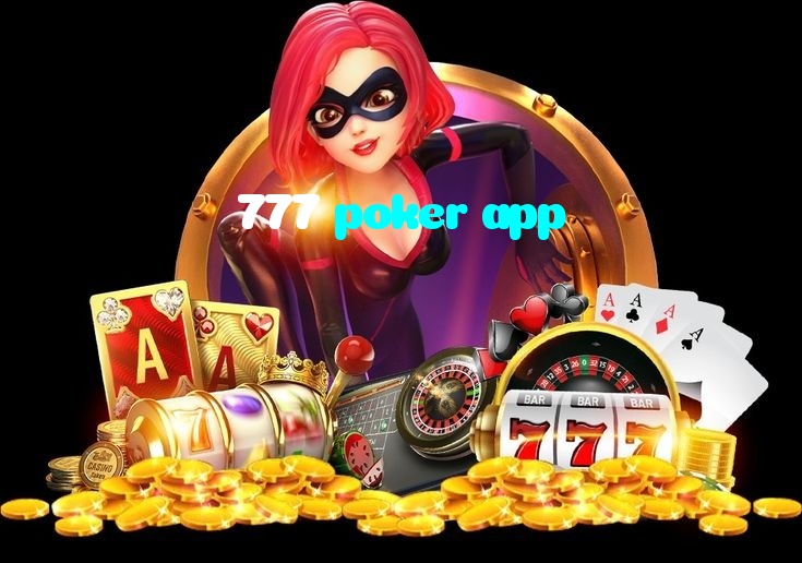 777 poker app casino presented on mobile device in Pakistan with slots and live games